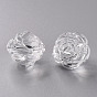 Transparent Acrylic Beads, for Mother's Day Jewelry Making, Rose