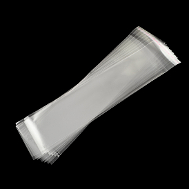OPP мешки целлофана, прямоугольные, 37x8 см, отверстие: 8 мм, односторонняя толщина: 0.035 мм, внутренняя мера: 31x8 см