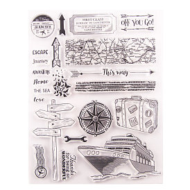 Clear Silicone Stamps, for DIY Scrapbooking, Photo Album Decorative, Cards Making, Stamp Sheets