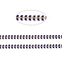 Placage sous vide 304 chaînes d'épis en acier inoxydable, avec l'émail, soudé, avec bobine, or