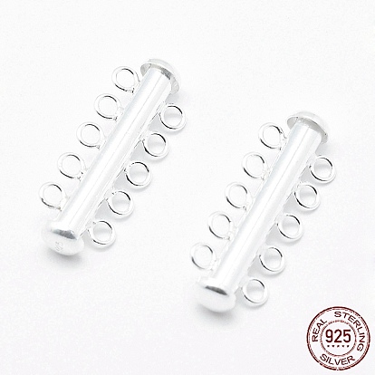 Sterling Silver Slide Lock Clasps, Peyote Clasps,