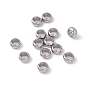 304 Stainless Steel Beads, Rondelle, 10x5mm, Hole: 6mm