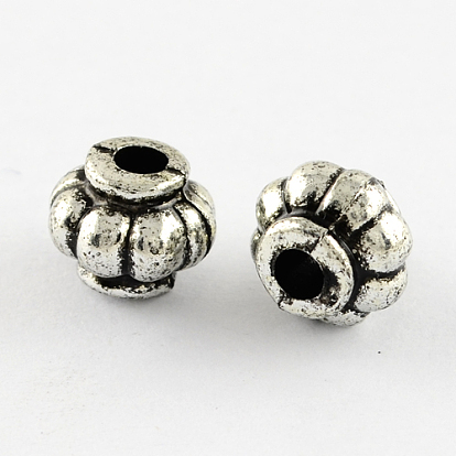 Perles acryliques de cru, lanterne, 9x11mm, trou: 3.5 mm, environ 1240 pcs / 500 g