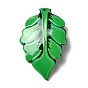Opaque Acrylic Pendants, Leaf Charm