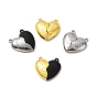 Alloy Magnetic Clasps, for Pendants Making, Heart