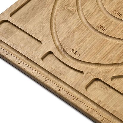 Доска для дизайна бамбуковых бусин, поднос для изготовления ожерелья из бисера своими руками, прямоугольные