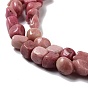 Natural Rhodochrosite Beads Strands, Nuggets, Tumbled Stone