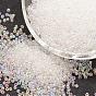 Round Glass Seed Beads, Grade A, Transparent Colours Rainbow