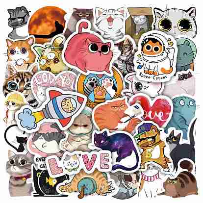 Waterproof PVC Adhesive Stickers, for Suitcase, Skateboard, Refrigerator, Helmet, Mobile Phone Shell, Computer