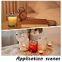 PandaHall Elite 3Pcs 3 Colors Alloy Candle Lids, Candle Toppers, Jar Candle Accessories, Flat Round with Sculped Leaf