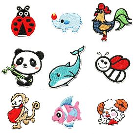 Self Adhesive Computerized Embroidery Cloth Iron on/Sew on Patches, Costume Accessories, Appliques