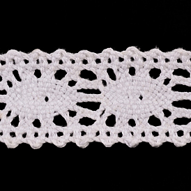 Dentelle coton garniture fils de chaîne, 22 mm, 100 mètres / rouleau