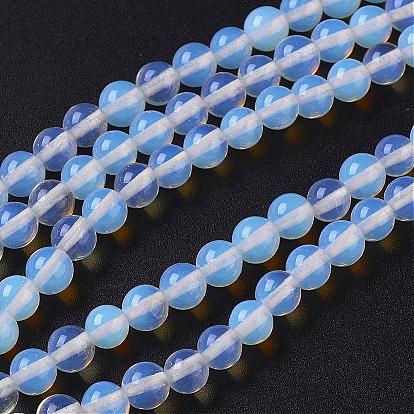 Perles opalite brins, ronde