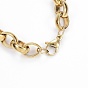 304 Stainless Steel Jewelry Sets, Pendant Necklaces & Charm Bracelets & Stud Earrings, Heart