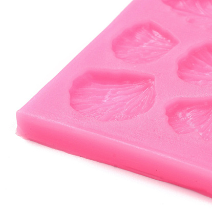 DIY Leaf Pattern Food Grade Silicone Fondant Molds, for DIY Cake Decoration, UV & Epoxy Resin Jewelry Making