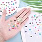 15 couleurs de perles d'argile polymère artisanales respectueuses de l'environnement, disque / plat rond, perles heishi