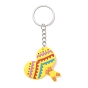 Porte-clés en plastique pvc dessin animé, pour porte-clés cadeau de décoration de fête de vacances mexicaines