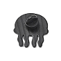 Alfileres de esmalte de medusas, Broche de dibujos animados de aleación negra de electroforesis para ropa de mochila