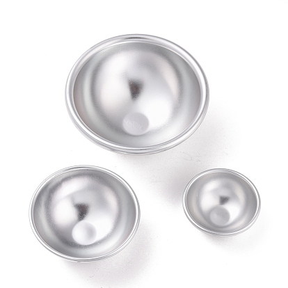 Moldes de media esfera de aluminio, moldes para bombas de baño hechos a mano, molde especial de la torta