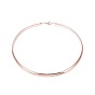304 Stainless Steel Choker Necklaces and Bangles Jewelry Sets, with Lobster Claw Clasps