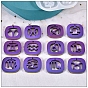 12 moules à pendentif en silicone bricolage constellation, moules de résine, pour la résine UV, fabrication de bijoux en résine époxy