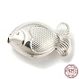925 Sterling Silver Beads, Fish
