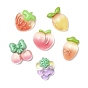 Translucent Resin Fruit Cabochons, for Jewelry Making