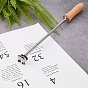 Stainless Steel Branding Iron Stamps, for Cake/Wood/Leather