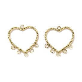 304 Stainless Steel Chandelier Component Heart Links