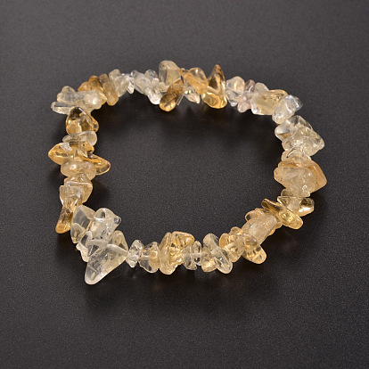 Pierre naturelle bracelets perles extensibles