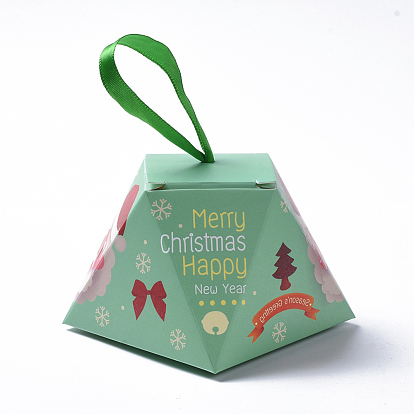 Cajas de regalo de Navidad, con la cinta, bolsas para envolver regalos, para regalos dulces galletas