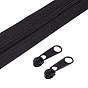 Garment Accessories, Zip-fastener Component Sets, #3 Nylon Zipper & Iron Zipper Puller