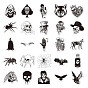 Halloween Theme PVC Self-Adhesive Stickers, Waterproof Decals for Water Bottles Laptop Phone Skateboard Decoration