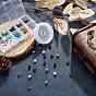 Sunnyclue kits de fabricación de pulseras de chakra de yoga diy, con cuentas de piedras preciosas, Cuentas espaciadoras de aleación de estilo tibetano e hilo de cristal elástico transparente