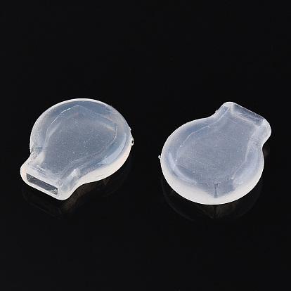 Comfort Silicone Clip on Earring Pads, Soft Anti-pain Pocket Style Cushions for for Clip-on Earrings