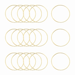 Brass Linking Rings, Long-Lasting Plated, Round Ring