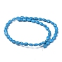 Synthetic Turquoise Bead Strand, Dyed, Oval