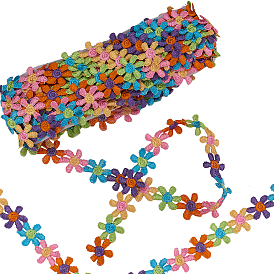 Кружевная отделка из полиэстера gorgecraft, вышитые декоративные ленты, для шитья или художественного оформления, цветок