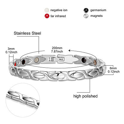 Bracelets de bracelet de montre en acier inoxydable Shegrace