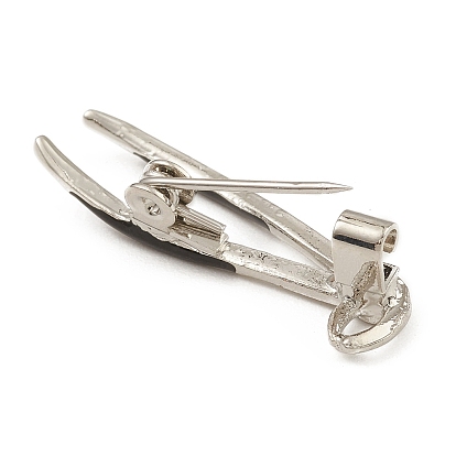Alloy Enamel Brooch Pin for Clothes Backpack, Pliers