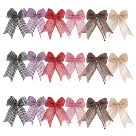 Fibre Packaging Ribbon Bows, Gift Pull Bows, for DIY Gift Wrap Decoration, Wedding Candy Party Decoration