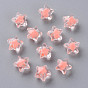 Transparent Acrylic Beads, Bead in Bead, Faceted, Star