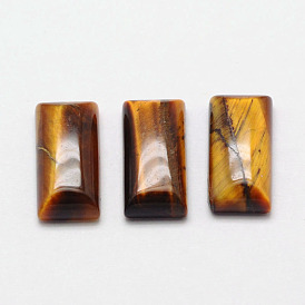 Rectangle Natural Gemstone Cabochons, 14x7x4mm