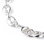 304 Stainless Steel Coffee Bean Chain Bracelet for Men Women
