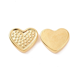 Ion Plating(IP) 304 Stainless Steel Cabochons, Heart