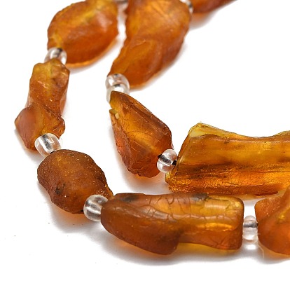 Natural Amber Beads Strands, Nuggets