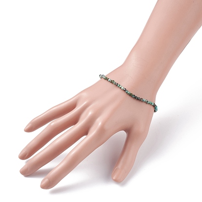3 Bracelet extensible en perles de pierre mélangées naturelles mm pour fille femme