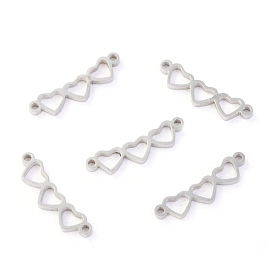 Stainless Steel Links Connectors, Connected Heart