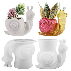 DIY Snail Vase Silicone Molds, Resin Casting Molds, for UV Resin, Epoxy Resin Craft Making