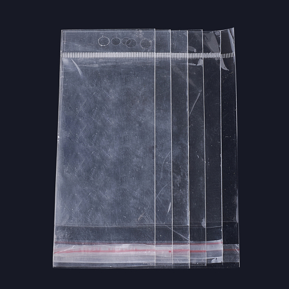 Opp sacs de cellophane, rectangle